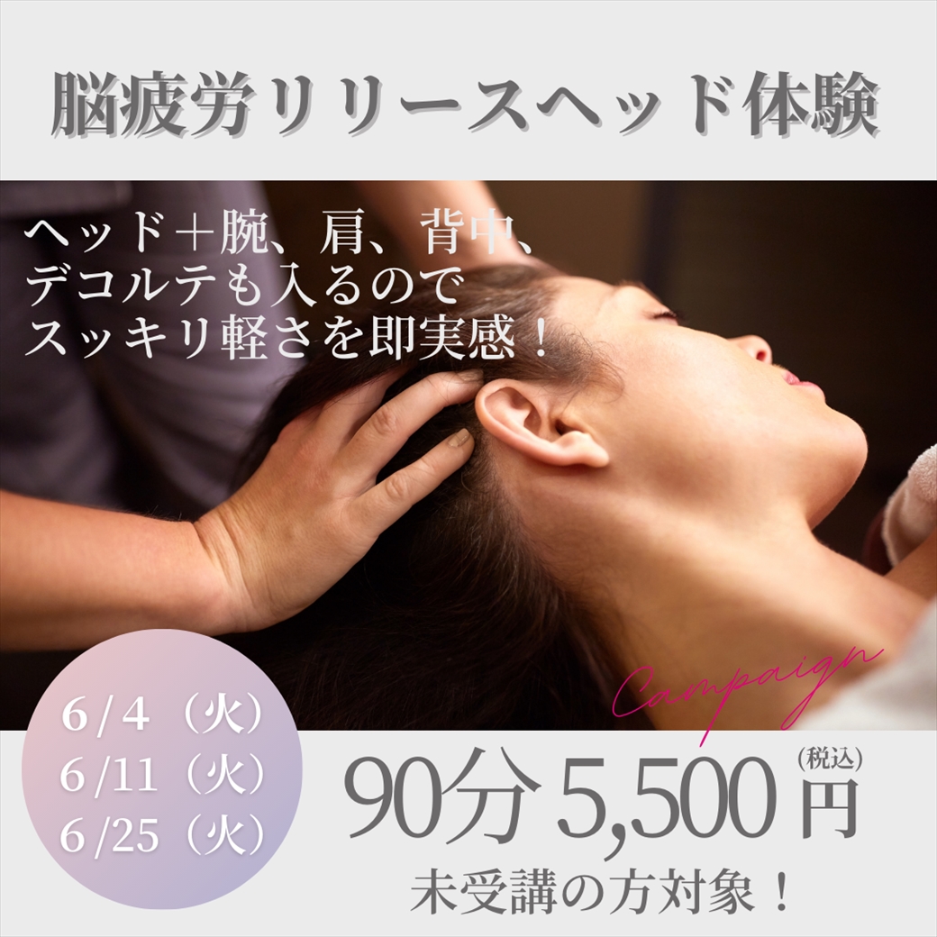 脳疲労リリースヘッド講座のイメージ